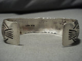 Marvelous Vintage Navajo Sterling Silver Native American Will Benally Bracelet-Nativo Arts