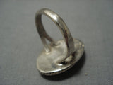 Marvelous Vintage Navajo Turquoise Sterling Native American Jewelry Silver Ring Old-Nativo Arts