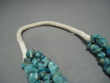 Massive Vintage Navajo Native American Jewelry jewelry Turquoise Necklace Old Pawn-Nativo Arts