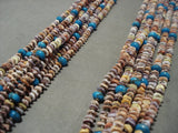 Mind Boggling Yazzie Navajo Sterling Native American Jewelry Silver Shell Bisbee Turquoise Necklace Old-Nativo Arts