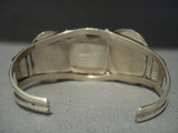 Mint Green Turquoise Vintage Navajo Sterling Silver Native American Jewelry Bracelet-Nativo Arts