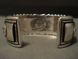 More Unique And Fascinating Vintage Navajo Ben Begaye Native American Jewelry Silver Feather Bracelet-Nativo Arts