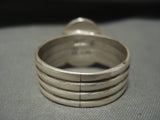 More Unique Vintage Navajo Ben Begaye Domed Lapis Native American Jewelry Silver Ring-Nativo Arts