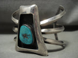 Most Likely Famous Vintage Navajo/ Hopi Turquoise Native American Jewelry Silver Bracelet-Nativo Arts