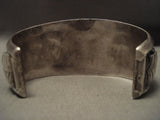 Most Rare Form Of Old Kingman Turquoise Vintage Navajo Native American Jewelry Silver Bracelet-Nativo Arts