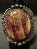 Museum And More Rare Vintage Navajo Ben Begaye Spiny Oyster Native American Jewelry Silver Ring-Nativo Arts