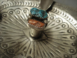 Museum Cigar Cigarette Sterling Native American Jewelry Silver Turquoise Vintage Ashtray-Nativo Arts