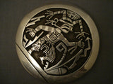 Museum Hopi Bryan Kagenvema Native American Jewelry Silver Pin-Nativo Arts