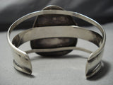 Museum Huge Vintage Native American Jewelry Navajo Royston Turquoise Sterling Silver Bracelet Old-Nativo Arts
