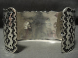Museum Modernistic Navajo Turquoise Coral Native American Jewelry Silver Repoussed Bracelet-Nativo Arts