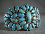 Museum 'Natural Turquoise Collection' Native American Jewelry Silver Bracelet Old-Nativo Arts