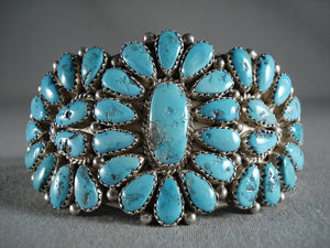 Museum 'Natural Turquoise Collection' Native American Jewelry Silver Bracelet Old-Nativo Arts