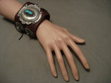 Museum Navajo Hand Wrought Native American Jewelry Silver Turquoise Ketoh Bracelet-Nativo Arts