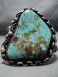 Museum Quality! Rare Vintage Native American Jewelry Navajo Royston Turquoise Sterling Silver Bracelet-Nativo Arts