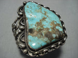 Museum Quality! Rare Vintage Native American Jewelry Navajo Royston Turquoise Sterling Silver Bracelet-Nativo Arts