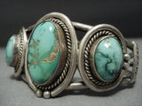 Museum Quality Vintage Native American Jewelry Navajo Royston Turquoise Sterling Silver Bracelet-Nativo Arts