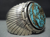 Museum Quality Vintage Native American Jewelry Navajo Royston Turquoise Sterling Silver Bracelet-Nativo Arts