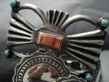 Museum Quality Vintage Native American Jewelry Navajo Turquoise Sterling Silver Concho Belt Old-Nativo Arts