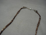 Museum Quality Vintage Native American Navajo Royston Turquoise Fetish Sterling Silver Necklace-Nativo Arts