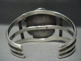 Museum Quality!! Vintage Navajo Bisbee Turquoise Sterling Native American Jewelry Silver Bracelet Old-Nativo Arts