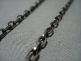 Museum Quality Vintage Navajo/ Hopi Turquoise Sterling Silver Necklace-Nativo Arts