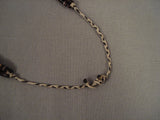 Museum Quality Vintage Navajo Native American Jewelry jewelry Turquoise And Heishi Jacla Necklace Old-Nativo Arts