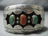 Museum Quality!! Vintage Navajo Royston Turquoise Sterling Native American Jewelry Silver Bracelet Cuff-Nativo Arts