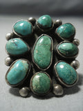 Museum Quality!! Vintage Navajo Royston Turquoise Sterling Native American Jewelry Silver Ring Old-Nativo Arts