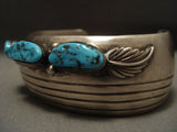 Museum Quality Vintage Navajo 'Sleek Segmented' Native American Jewelry Silver Bracelet-Nativo Arts
