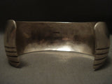 Museum Quality Vintage Navajo 'Sleek Segmented' Native American Jewelry Silver Bracelet-Nativo Arts