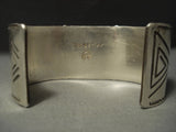 Museum Quality! Vintage Navajo Squared Turquoise Native American Jewelry Silver Teepee Bracelet-Nativo Arts