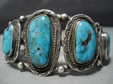 Museum Quality Vintage Navajo Sterling Silver Bracelet Cuff Native American Jewelry-Nativo Arts