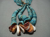Museum Quality Vintage Navajo Turquoise Jacla Necklace Native American Jewelry-Nativo Arts