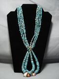 Museum Quality Vintage Navajo Turquoise Jacla Necklace Native American Jewelry-Nativo Arts