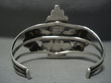 Museum Quality!! Vintage Zuni Turquoise Knifewing Sterling Native American Jewelry Silver Bracelet-Nativo Arts
