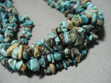 Museum 'Squawwrap' Navajo Native American Jewelry jewelry Royston Turquoise Necklace-Nativo Arts