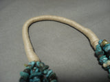 Museum 'Squawwrap' Navajo Native American Jewelry jewelry Royston Turquoise Necklace-Nativo Arts