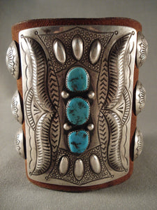 Museum Tall Vintage Navajo Native American Jewelry jewelry Ketoh Bracelet-Nativo Arts