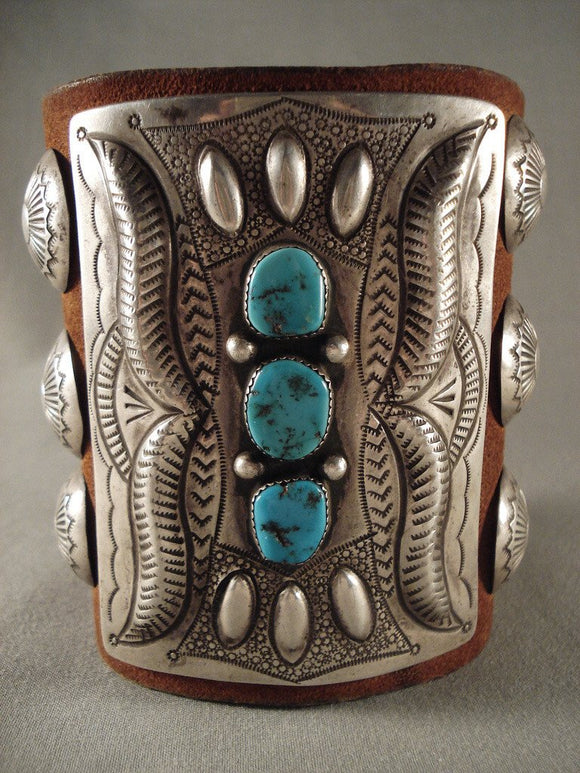 Museum Tall Vintage Navajo Native American Jewelry jewelry Ketoh Bracelet-Nativo Arts