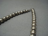 Museum Vintage Hopi/ Navajo Sterling Silver Squash Blossom Necklace Old-Nativo Arts