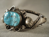 Museum Vintage Hopi Turqyuoise Native American Jewelry Silver Bracelet Old-Nativo Arts