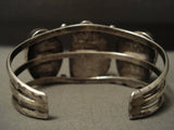 Museum Vintage Huge Easter Blue Turquoise Native American Jewelry Silver Bracelet-Nativo Arts