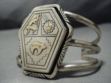 Museum Vintage Native American Jewelry Navajo 14k Gold Sterling Silver Bracelet Cuff-Nativo Arts