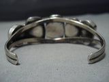 Museum Vintage Native American Jewelry Navajo Bisbee Turquoise Sterling Silver Bracelet Cuff-Nativo Arts
