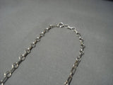 Museum Vintage Native American Jewelry Navajo Dancing Kokopelli Sterling Silver Charm Necklace Old-Nativo Arts