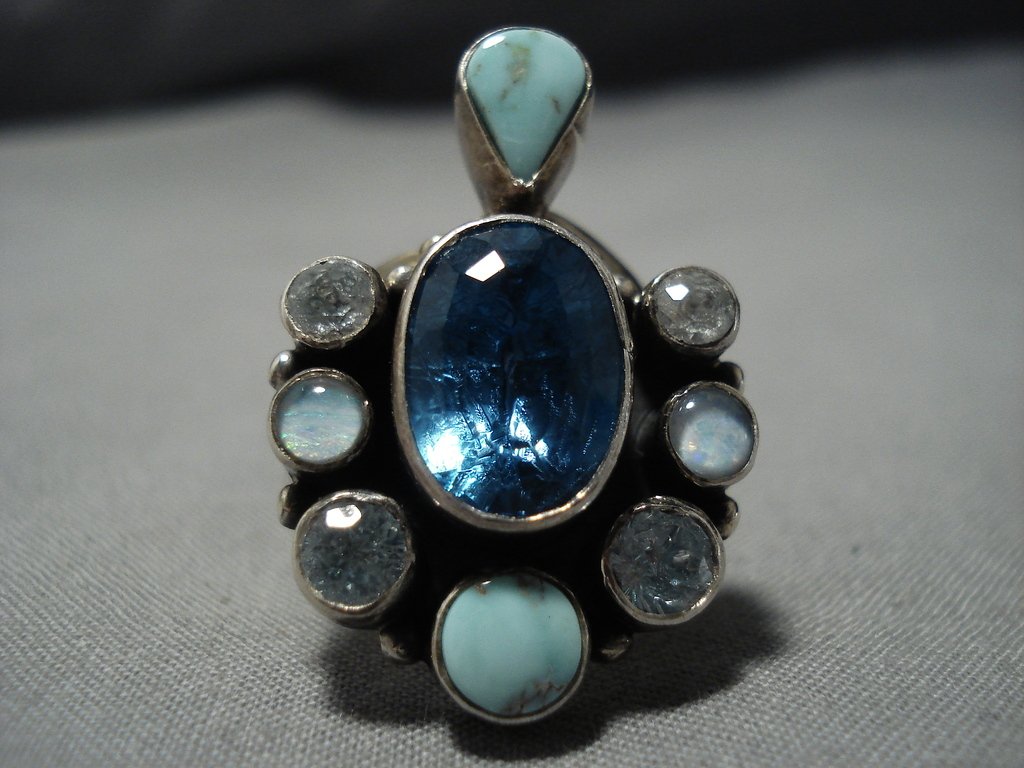 Museum Vintage Native American Jewelry Navajo Dry Creek Turquoise