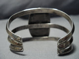 Museum Vintage Native American Jewelry Navajo Royston Turquoise Sterling Silver Bracelet Cuff Old-Nativo Arts