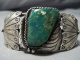 Museum Vintage Native American Jewelry Navajo Royston Turquoise Sterling Silver Bracelet Old-Nativo Arts