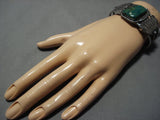 Museum Vintage Native American Jewelry Navajo Royston Turquoise Sterling Silver Bracelet Old-Nativo Arts