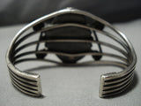 Museum Vintage Native American Jewelry Navajo Vivian Royston Turquoise Sterling Silver Bracelet-Nativo Arts